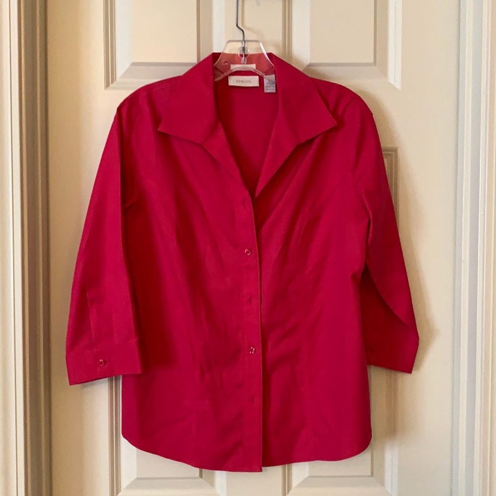 Chico’s Pink Button down shirt